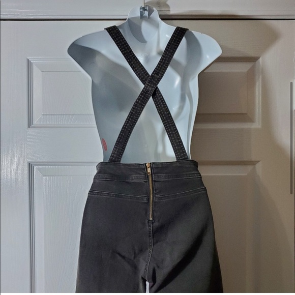 Dark gray H&M Divided skinny overalls - Picture 3 of 4